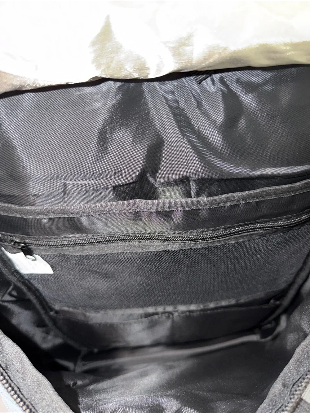 Microsoft Light Gray Travel Backpack with Cooler Pouch
